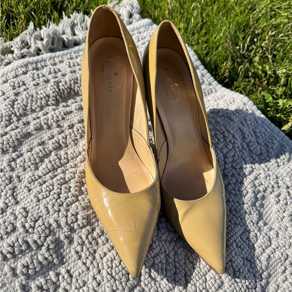 Kate Spade Cream Heels